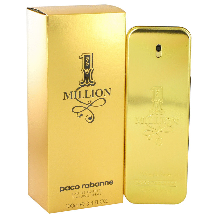 one 1 million 3.4 oz for men by paco rabanne